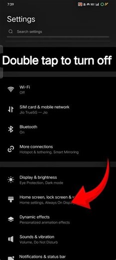 Double tap to turn on/off screen.🤫|| how to turn on screen #shorts #tech #viral