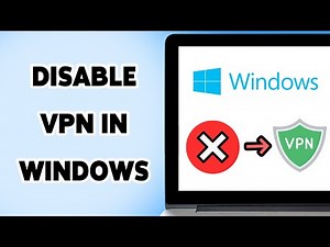 How To Disable VPN In Windows 2025 | Turn Off VPN In Windows PC/Laptop