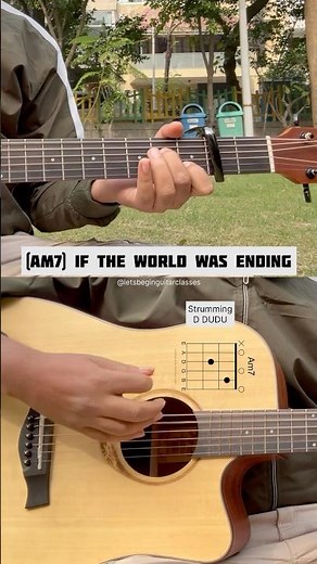Die with a smile | if the world was ending Guitar tutorial | bruno mars
