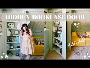 DIY Hidden Bookcase Door | A secret door for a playroom! 🤫