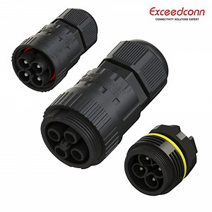 [Hot Item] 4pins M20 Power Wire Joint Male Female Screw Fixing Cable Connector