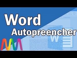 Word - Autopreencher - Utilizando formulários no Word