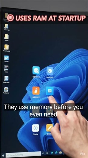 8GB RAM? STOP Letting These Apps Start With Windows! ⚡ #windows #nextgenai #pctips #shorts #ai #n8n