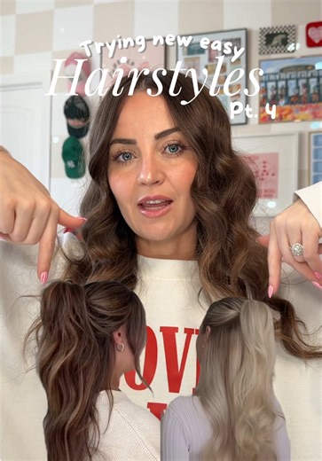 Effortless Voluminous Half Up Ponytail Tutorial