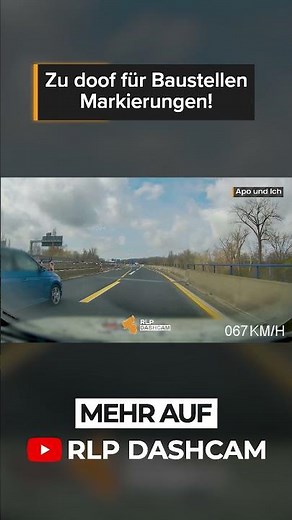 He's forcing us off the construction site! | RLP Dashcam | #shorts