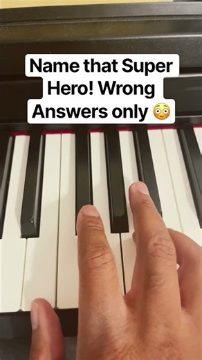 Name that Hero! Wrong Answers Only🤓 #shorts #fyp #piano #music #pianotutorial #teacher #teaching