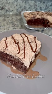 Nutella Tres Leches Heart Cake🤎 Betty Crocker KitchenAid #explore #trending #viral #reels #dessert #recipe #nutella #treslechescake #bettycrocker #kitchenaid #treslechescake #recipes #recipeoftheday | Makeup by Jess
