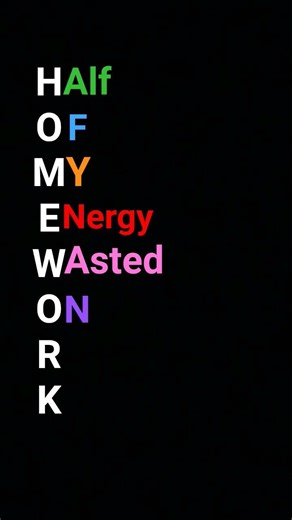 full form of homework