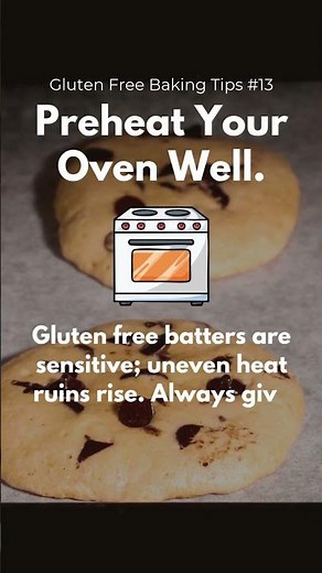 Gluten Free Baking Tips #13 | Preheat Oven Well #glutenfreebaking #glutenfreetips