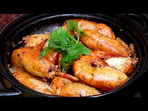 胡椒虾的家常做法，鲜香味美，连虾壳都不放过，太好吃了【我是马小坏】