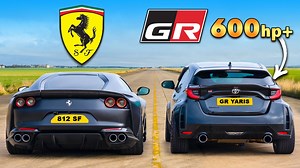 467K views · 5.2K reactions | Ferrari 812 v Tuned GR Yaris: DRAG RACE 勞 | carwow | Facebook