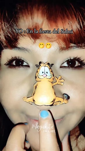 Garfield Face Painting Tutorial - Fun and Creative Makeup Ideas