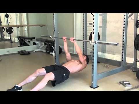 Inverted Row Exercise and Variations