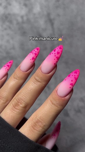Pink Nail Pigments: Easy Pink Combination Nail Art Tutorial