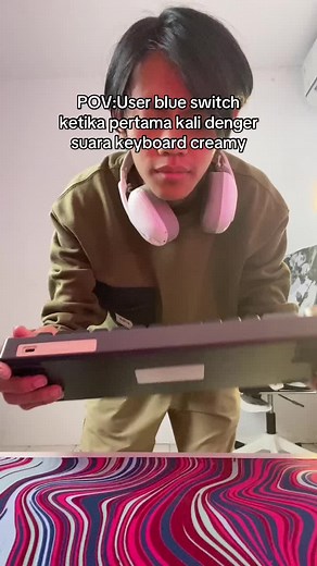 User Blue Switch Mechanical Keyboard Sound ASMR