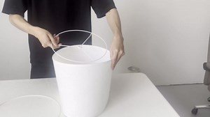 GO&SO Dark Blue Velvet Drum Lamp Shade Set of 2 Medium 13" Top x 13" Bottom x 10" High(Spider) Modern Lamp Shades for Table Lamps & Bedside Lamp Replacement Lampshade Required Assembly