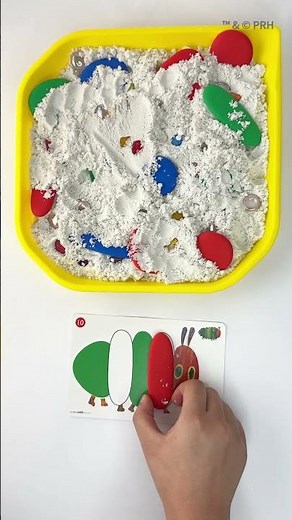 Dive into sensory fun with Edx Education® x The Very Hungry Caterpillar™ My First Rainbow Pebbles®!