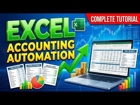 Automate Trial Balance, Income Statement, Balance Sheet – Complete Tutorial