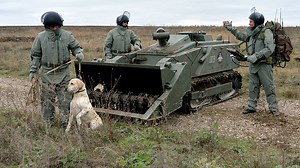 Probado en Siria, el robot Urán-6 puede hacer el trabajo de 20 zapadores (Video)