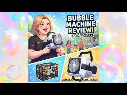Endless Bubbles, Endless Fun: My Bubble Machine Review🫧 #BubbleMachine #PartyEssentials #AmazonFinds