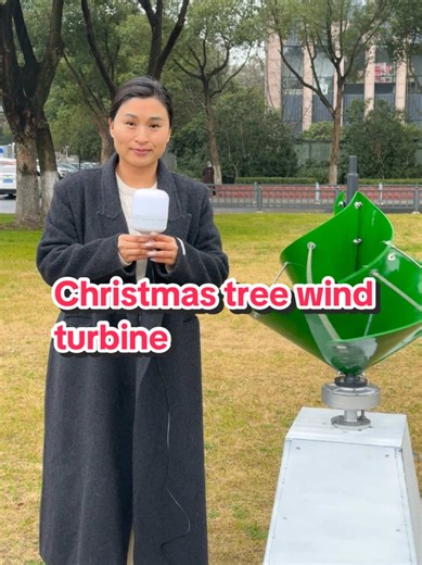 Christmas tree wind turbine 1KW #windturbine #generator #windmill #freeenergy #fyp
