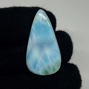 Rare Larimar Cabochon: Blue Pectolite Healing Stone, 31 Carat - Etsy Canada
