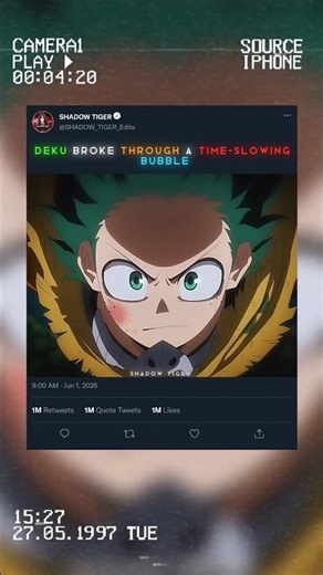 Deku Broke Through A Time-Slowing Bubble🔥🥶...