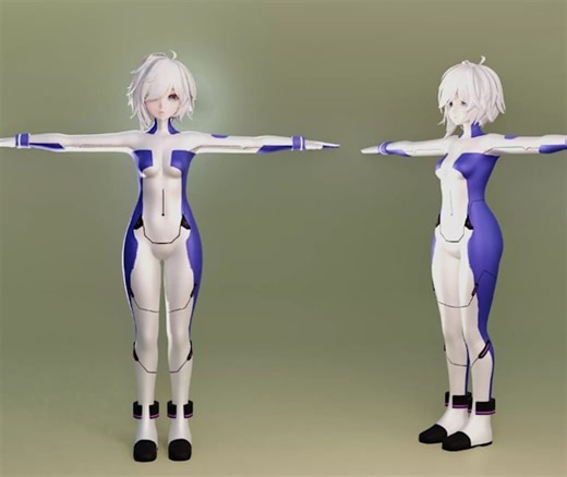 Rex_sylva: I will create 3d vrchat avatar vr rigging nsfw vtuber character design anime vrc avatar for $20 on fiverr.com