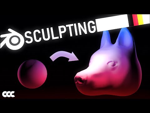 Einstieg in Sculpting! I Blender I Tutorial Deutsch