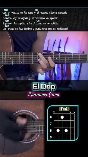 The Drip - Natanel Cano | Chords and Lead Guitar with Tabs | Guitar Tutorial