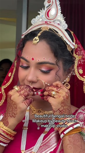 Stunning Bengali Bride Makeup by Beauty Touch Studio