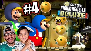 Jugamos con mario y luigi en super mario bros u deluxe en español, el capitulo 4 donde encontramos a la princesa y derrotamos al boss. | Karim Juega