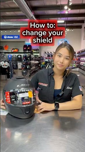How to change your shield on a LS2 helmet! #netime #howto