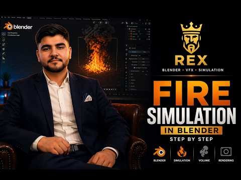 How to Create Realistic Fire in Blender (REX Tutorial)