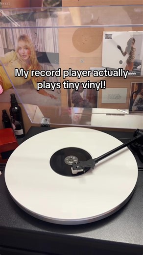Tiny Vinyl Record Player