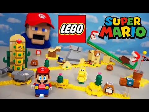 LEGO Super Mario Bros – The Ultimate DESERT PLAINS PLAYSET Stage Build