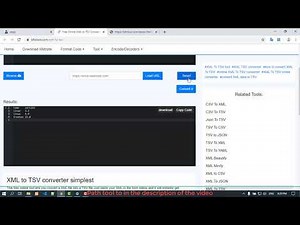 Free Online XML to TSV Converter