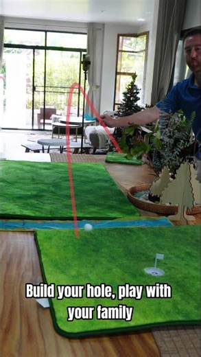 Design Your Own Golf Course for Your Living Room #fingagolf #golfgreens #golfclub