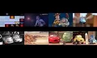 Mix of 8 videos from youtube : 42 Pixar Short Films At The Same Time