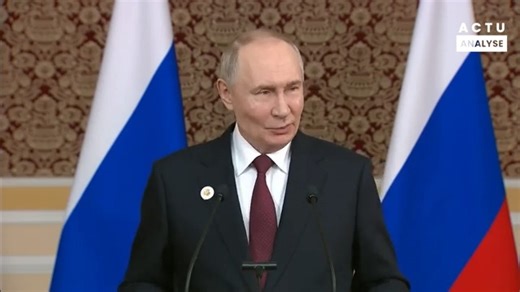 POUTINE LANCE UN APPEL HISTORIQUE : L’UNITÉ OU LE CHAOS Actu & Analyse #Poutine #Russie #URSS Dans ce reportage exceptionnel, découvrez le discours puissant de Vladimir Poutine lors de sa rencontre à Douchanbé, où il appelle les pays de l’ex-URSS à préserver leur unité face aux divisions attisées par l’Occident. Avec des mots forts, le président russe avertit : « Rompre nos liens historiques serait une erreur fatale. » À travers cette intervention, Poutine rappelle l’importance de la coopération