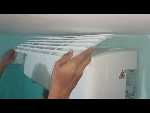 Learn how to clean air conditioner filter | Split Type AC | Samsung Digital Inverter Tech