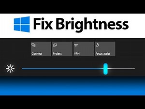 How to fix brightness not working in windows 10 brightness problem fix 2021