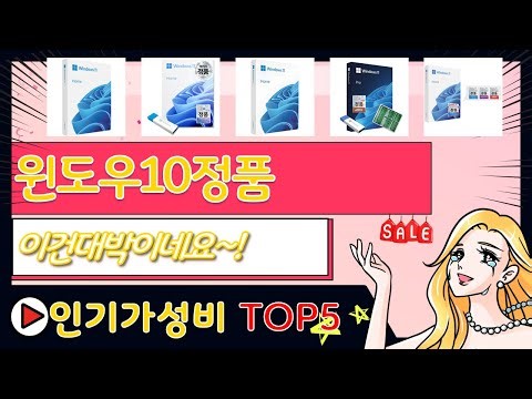 윈도우10정품 추천, 갓성비 최신제품 가성비 TOP5