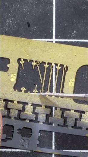 Scratch-built 1/35 hatch springs | Full build https://youtu.be/44TkWBtdQv0 #scalemodel