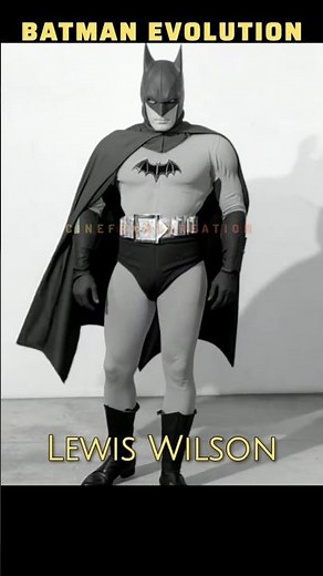 Evolution of Batman in Movies #cinema #shorts