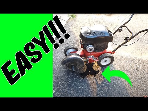 How to Replace Edger Blade on a Sears Craftsman 550 Series Edger