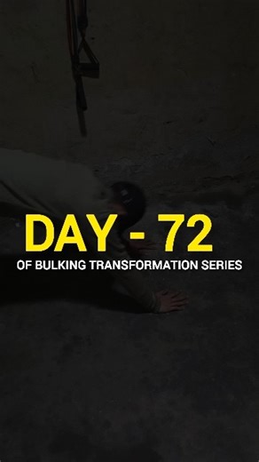 Day 72 of bulking transformation series #fitness #minivlog #workoutchalleng #fitnessmotivation