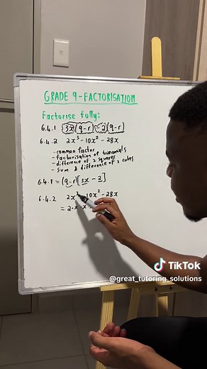 Understanding Grade 9 Maths: Factorisation Techniques