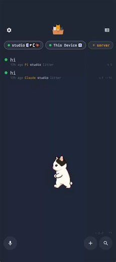 idk how now nobody notice yet, but this is the first ai pet made on the new open ai codex pet. this is an insane dev @SIGKITTEN and made her own Ai pet, called "kitty litter". she even made her own app for the pet. https://t.co/cTkwzdzuKWand its hella cute. @sama could interact with this. giving all fees to her github: