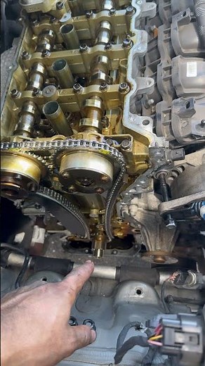Timing chain job on Kia Soul #automobile #mechancial #mechanic #timing #tricks